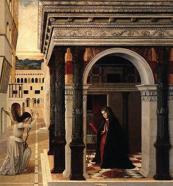 Gentile Bellini The Annunciation Germany oil painting art